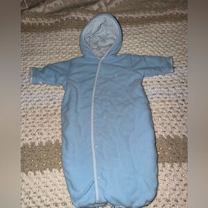 Vintage Tommy Hilfiger Light Blue 0-6 month coveralls